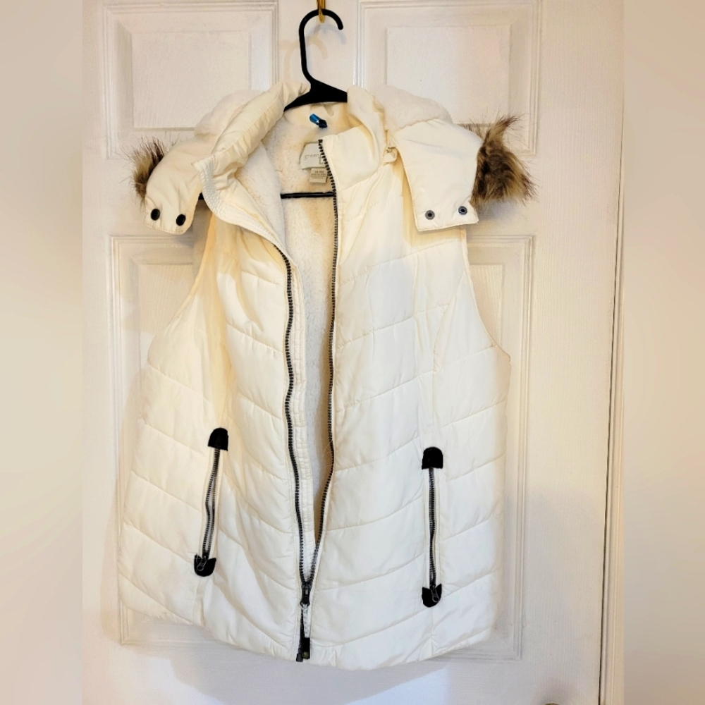 Green Tea Puffer Vest
